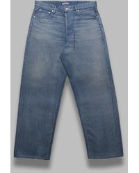 AURALEE - Selvedge Faded Light Wide Denim - Lyst