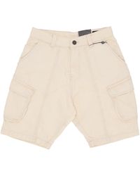 Alpha Industries - Mannenbroek Canvas Acid Shorts Vintage Wit - Lyst
