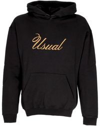 USUAL - Herren Signature Hoodie Schwarz - Lyst