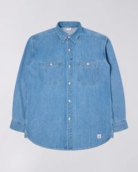 Edwin - Hemden Mann I035112.Work Shirt Ls Japan 01.5W - Lyst