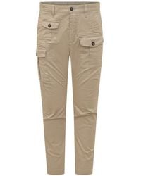 DSquared² - Cotton Trousers - Lyst