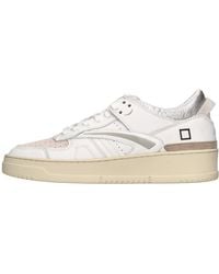 Date - Sneakers Blancs - Lyst