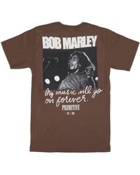 Primitive Skateboarding - Forever Tee X Bob Marley Camiseta Hombre Marron - Lyst