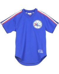 Mitchell &amp; Ness - Camiseta De Malla Con Cuello En V Del Equipo Ganador De La Nba Para Hombre Phi76E - Lyst