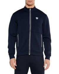 EA7 - Sweatshirt Fur Herren 8Npm19 Pj4Ez Premium Kern 1562 Blaue Arme - Lyst