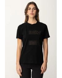 Elisabetta Franchi - T-Shirt Vrouw Ma03151E2 110 - Lyst