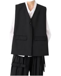 MEIMEIJ - Oversized Vest Voor Vrouwen Met Bogen - Lyst