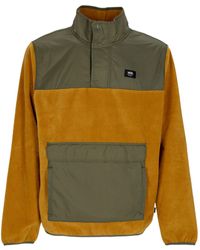 Vans - Mammoth Herren-Pullover-Fleecejacke Goldbraun/Grape Leaf - Lyst