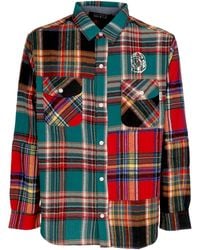 BBCICECREAM - Camisa Long Sleeve Patchwork Check Camisa - Lyst