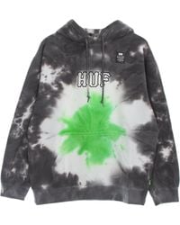 Huf - High Dye Herenhoodie P/O Tiedye Hoodie Groen - Lyst