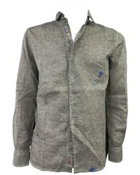 Bob - Lino Shirt Collo France Militare R00403 - Lyst