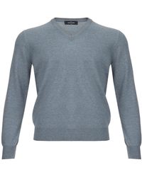 Gran Sasso - Cashmere V-Neck Sweater - Lyst