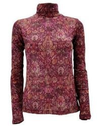 Caliban - T-Shirts And Polos Cyclamen/Bordeaux - Lyst