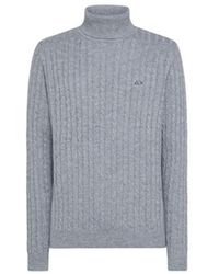 Sun 68 - Sueter Gris De Tortuga K43140 - Lyst