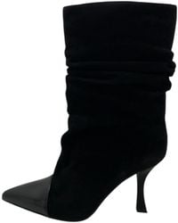 Marc Ellis - Talon En Daim De Bottes 9Cm Femmes Drape - Lyst