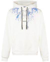 Phobia - Leichter Herren-Hoodie Lightning Hoodie Weib/Blau/Grau - Lyst