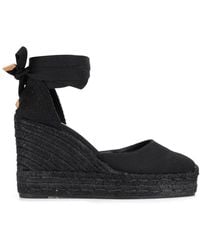 Castañer - Carina Raffia Wedge Espadrilles - Lyst