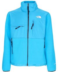 The North Face - Denali Jacket Akoestisch Blauw Fleecejack Voor - Lyst