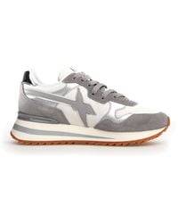 W6yz - Technical Fabric Animal Print Sneakers - Lyst