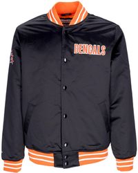 Mitchell &amp; Ness - Herenbomberjack Nfl Zwaargewicht Satijnen Jack Cinben Originele Teamkleuren - Lyst