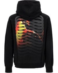 Propaganda - Lichtgewicht Herensweatshirt Met Capuchon Ribs Casino Hoodie Zwart - Lyst