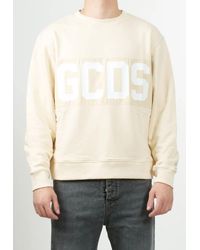 Gcds - Sweatshirt Band Logo Nylon Crewneck - Lyst