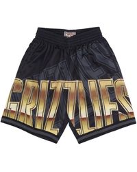 Mitchell &amp; Ness - Pantalones Cortos De Baloncesto Para Hombre Nba Big Face 4.0 Fashion Short Hardwood Classics Vangri - Lyst