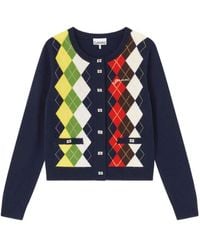 Ganni - Blauwe Shirts - Lyst
