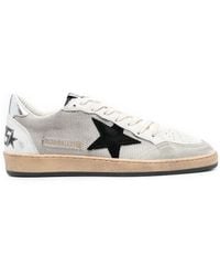 Golden Goose - Ball Star Net Upper Suede Star Laminated Heel Sneakers - Lyst