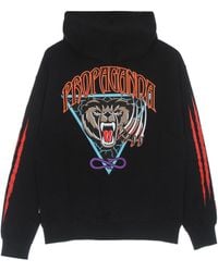 Propaganda - Leichtes Herren-Kapuzenpullover Grizzly Hoodie Schwarz - Lyst