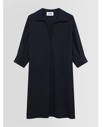 Alpha Studio - Korte Jurk Vrouw Blauwe Nacht - Lyst