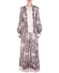 Blugirl Blumarine - Chemises Gris - Lyst