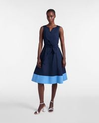 Harmont & Blaine - Jurk Blauwe Marine - Lyst