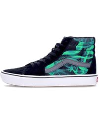 Vans - Zapatillas Altas Hombre Comfycush Sk8-Hi After Dark Negro/Verde - Lyst