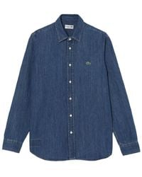 Lacoste - Shirts Blu - Lyst