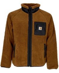 Carhartt - Prentis Liner Deep H Bruin/Zwart Herenteddybeer - Lyst