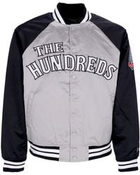 The Hundreds - Avalon Jacket Bomberjack Grijs - Lyst