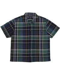 Vans - Grisham Chemise A Manches Courtes Pour Hommes S/S Shirt Noir/Eden - Lyst