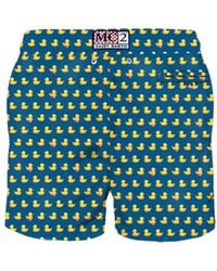 MC2 Saint Barth - Boxer Mare Ducky Microeclairage Bleu - Lyst
