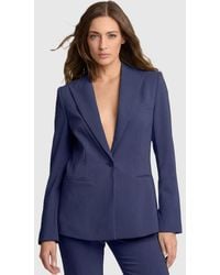 Kocca - Single-Breasted Jacket Vrouw Blauw - Lyst