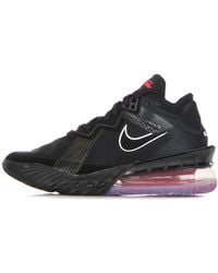 Nike - Chaussure De Basket-Ball Lebron Xviii Low Pour Hommes Noir/Blanc/Rouge Universite - Lyst