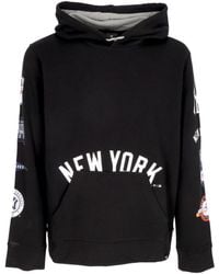 Fanatics - Sweat A Capuche Pour Hommes Mlb Fundamental Pullover A Capuche Neyyan Noir/Gris Pierre - Lyst