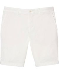 Lacoste - Shorts Blancos - Lyst