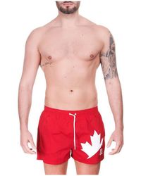 DSquared² - D2 Leaf Swim Trunks D7B643640 600 Ros - Lyst
