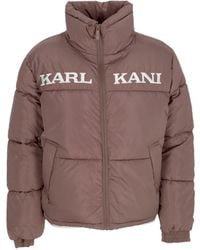 Karlkani - Down Jacket W Retro Essential Puffer Jacket - Lyst