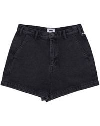 Obey - Korte Jeans Baby Lamb Denim Short Stoffig Zwart - Lyst