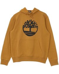 Timberland - Sweat A Capuche Pour Hommes Core Logo Po Hoodie Bb Wheat Boot/Noir - Lyst