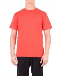 comme des garçons t shirt homme rouge