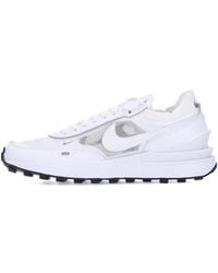 Nike - Zapatillas Bajas Mujer W Waffle One Blanco/Blanco/Negro - Lyst