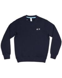 Sun 68 - Sweatshirt F44103/07 Blu - Lyst